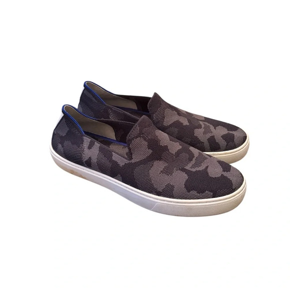 Rothy's The Original Slip On Sneaker In Grey Camo - Picture 1 of 8